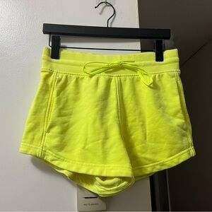 lululemon athletica Neon Yellow Athletic Shorts